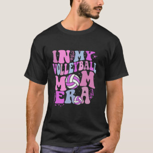 T-shirt Dans Mon Volleyball Maman Era Jeu Cute Retro Volle