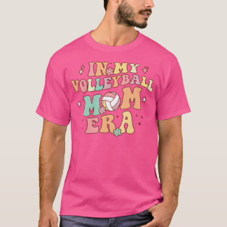 T-shirt Dans Mon Volleyball Maman Era Jeu Jour Mignonne Vo
