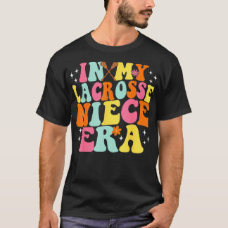 T-shirt Dans My Lacrosse Niece Era Retro Jour du jeu TShir