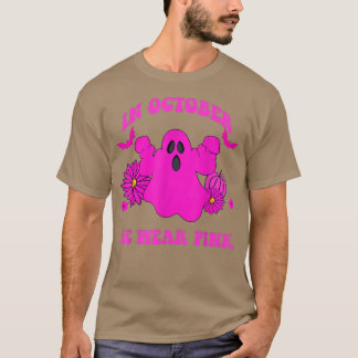 T-shirt dans October We Wear Pink spooky Ghoul Breast Canc