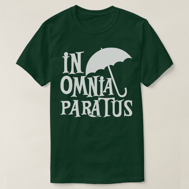 T-shirt Dans Omnia Paratus (Design devant)