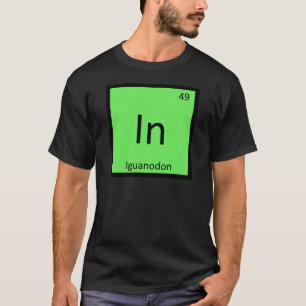 T-shirt Dans - Tableau périodique de la chimie des dinosau
