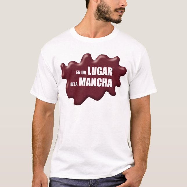 T-SHIRT DANS UN LIEU DE LA MANCHA (Devant)