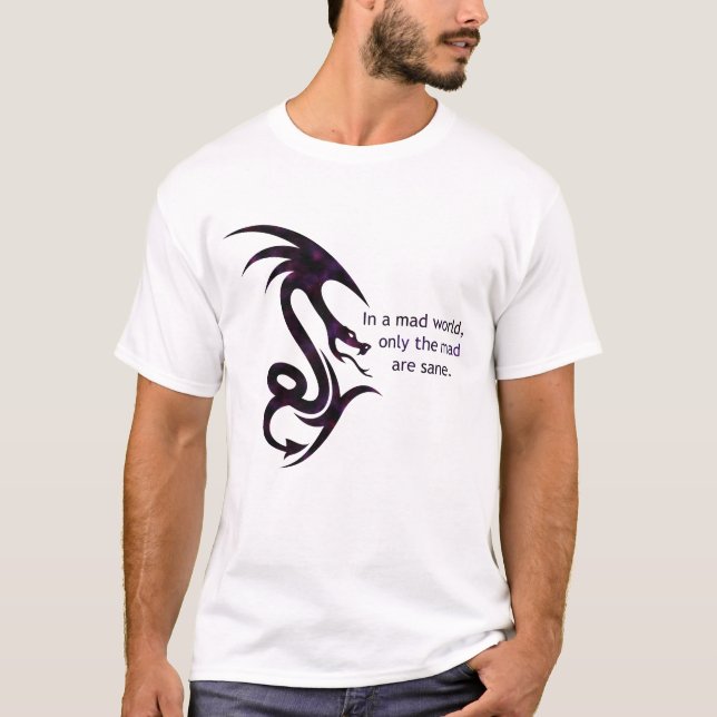 T-shirt Dans un monde fou (Devant)