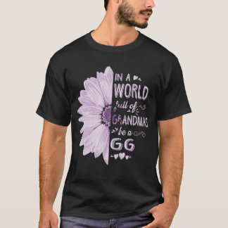T-shirt Dans un monde plein de grands-mas être une grand-m