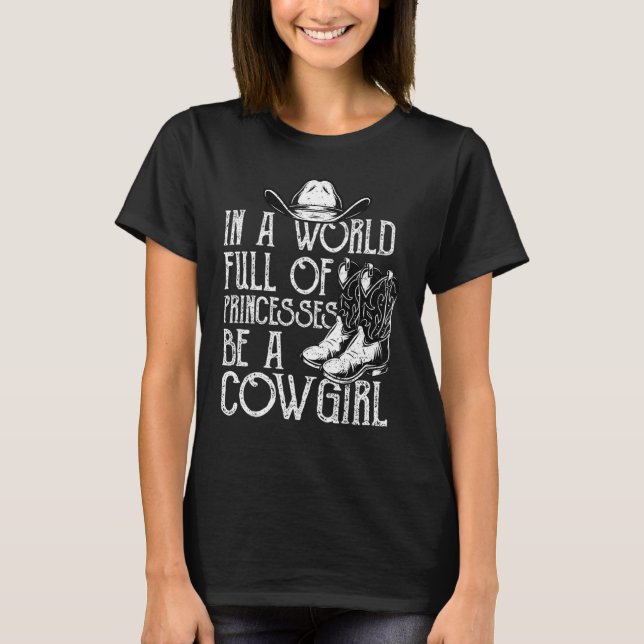 T-shirt Dans Un Monde Plein De Princesses Soyez Une Femme  (Devant)