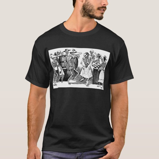 T-shirt "Dansant le Jarabe dans l'autre monde " (Devant)