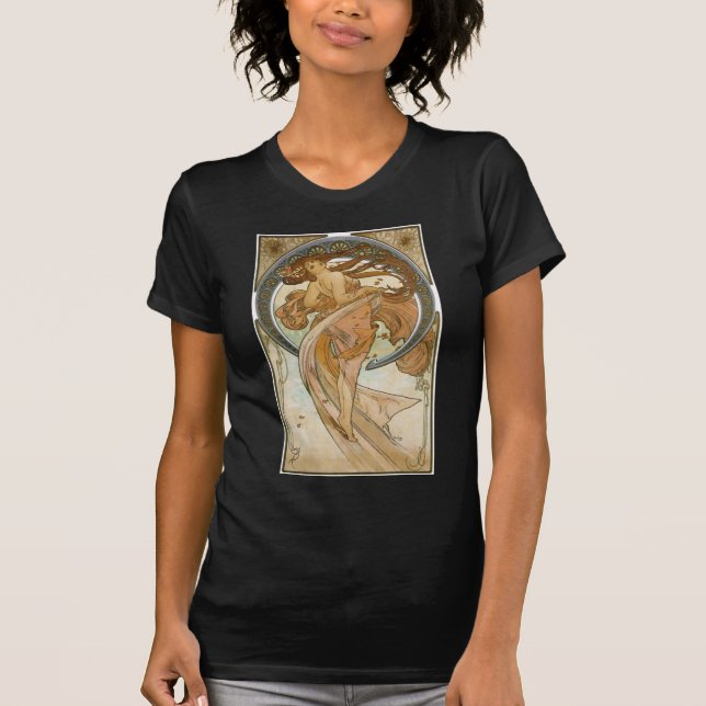 T-shirt Danse (1898), Alphonse Mucha Art nouveau (Devant)