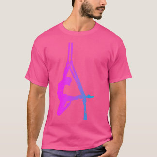 T-shirt Danse Aérienne De Soie Sur La Poitrine Gauche Aéri