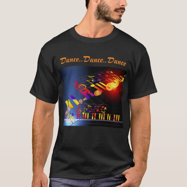 T-shirt Danse Black Clubs Music (Devant)