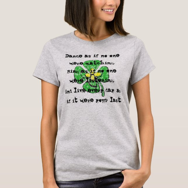 T-shirt Danse Comme Si Personne Ne Regardait (Devant)
