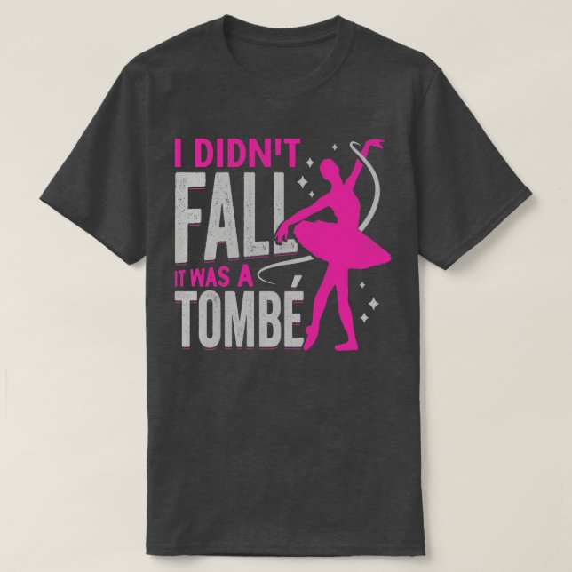 T-shirt Danse de ballet danseuse Ballerina Cadeau (Design devant)