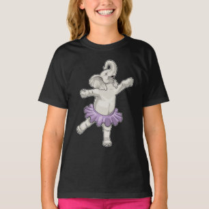 T-shirt Danse de ballet Elephant Ballerina