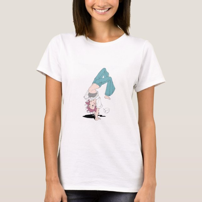 T-shirt Danse de la fille Anime (Devant)