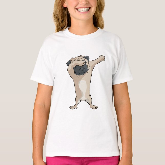 T-shirt Danse de la limande Pug2 Dabber (Devant)