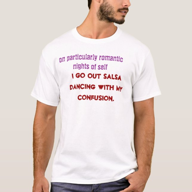 T-shirt Danse de Salsa (Devant)