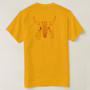 T-shirt Danse du fantôme rouge ligne de buffles femmes t-s