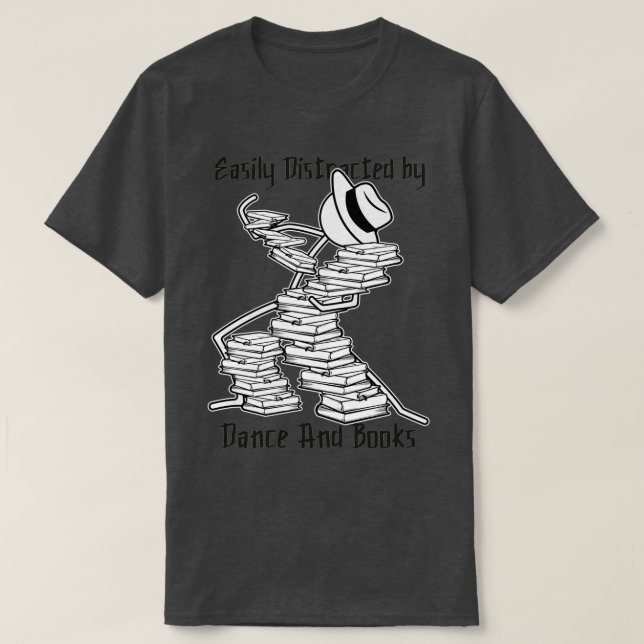 T-shirt Danse et livres Définition Bookworm Reader Livres  (Design devant)
