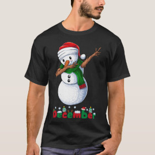 T-shirt danse étrange snowman