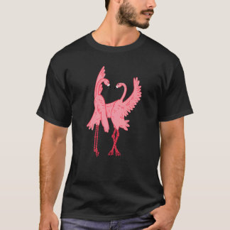 T-shirt Danse flamenco Flamant rose rose 123456