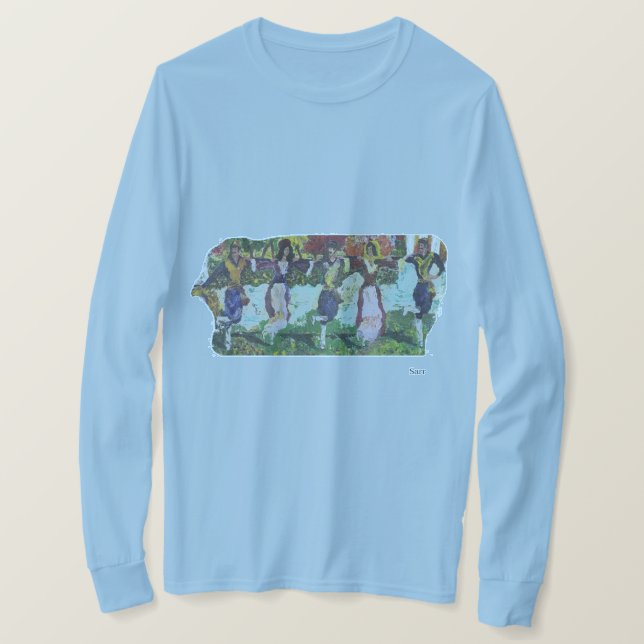 T-shirt : danse grecque (Design devant)