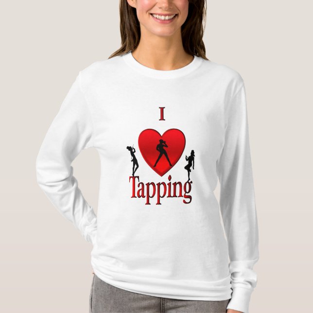 T-shirt Danse I Heart Tap (Devant)