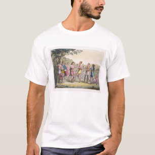 T-shirt Danse indienne canadienne le soir (engra de