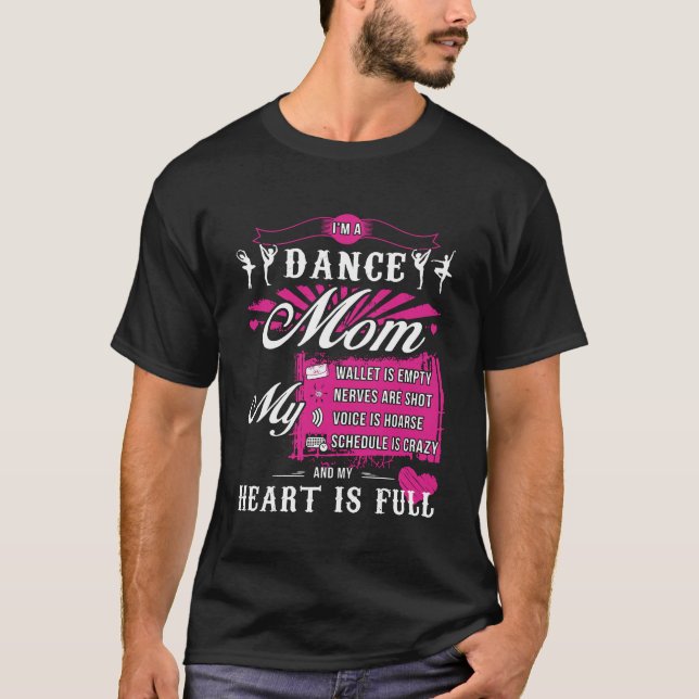 T-shirt Danse - Je Danse Maman (Devant)