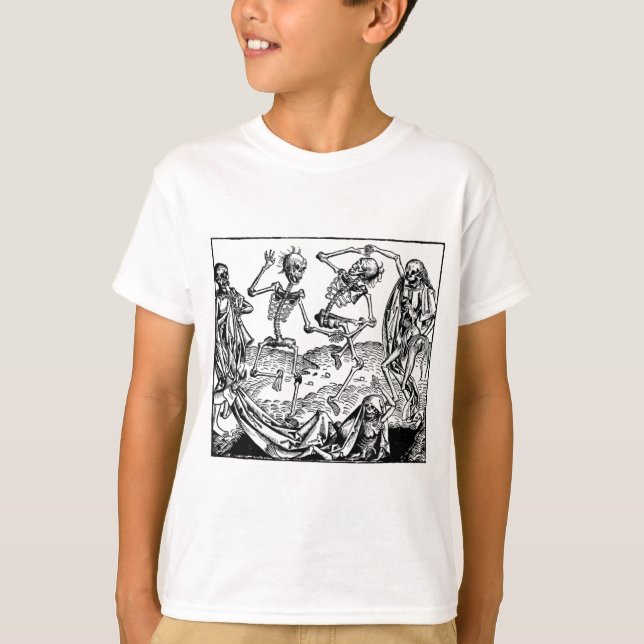 T-shirt Danse Macabre ou Danse de la mort (Devant)