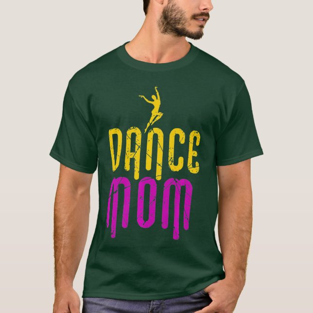 T-shirt Danse maman Danser maman Danser maman mère Disco P (Devant)
