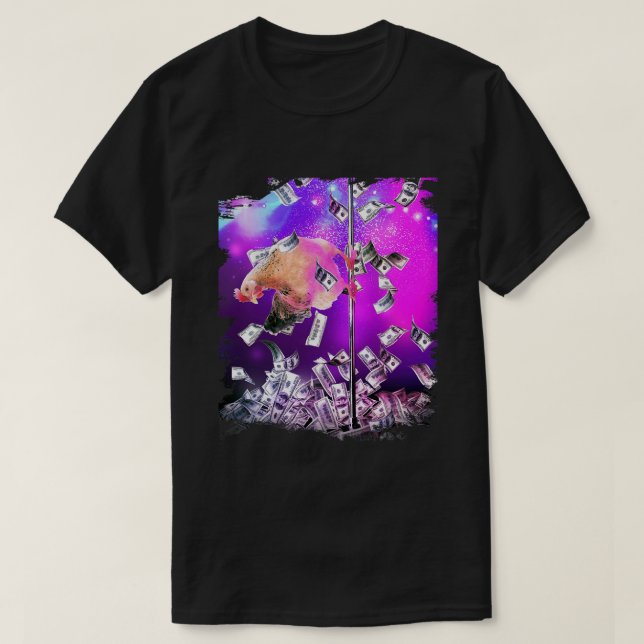 T-shirt Danse Pole Strip Danseuse de poulet (Design devant)