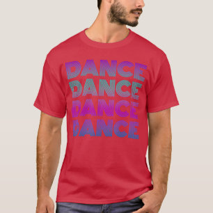 T-shirt Danse Rétro J'adore Danser Danseur Adolescent Étud