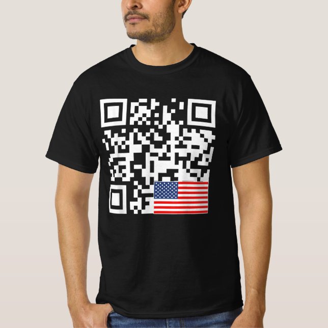 T-shirt Danse Troll QR Funny Président Trump Code de danse (Devant)