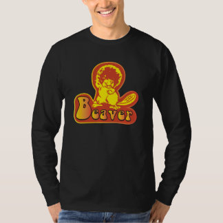 T-shirt danse vintage de castor de style des années 1970