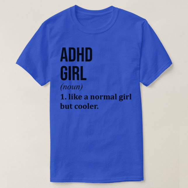 T-shirt Danser amusante fille du TDAH (Design devant)