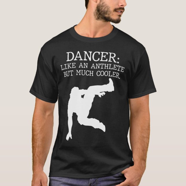 T-shirt Danser Considérant Dancer Cool Dancing Boy (Devant)