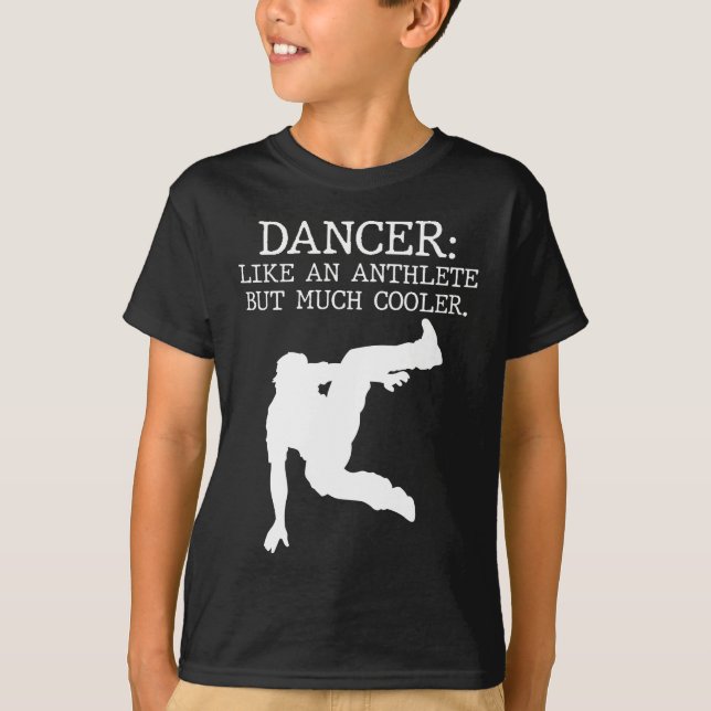 T-shirt Danser Considérant Dancer Cool Dancing Boy (Devant)