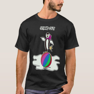 T-shirt Danser des animaux amusants de pingouins