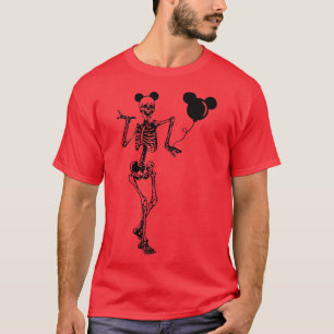 T-shirt Danser drôle Skeleton Halloween Party 2463