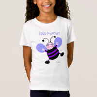 Danser mignonne Dessin Purple Bee Lavender Ailes