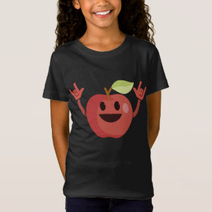T-Shirt Danser Pomme Amusante Vegan sain Fruit Danse Amour