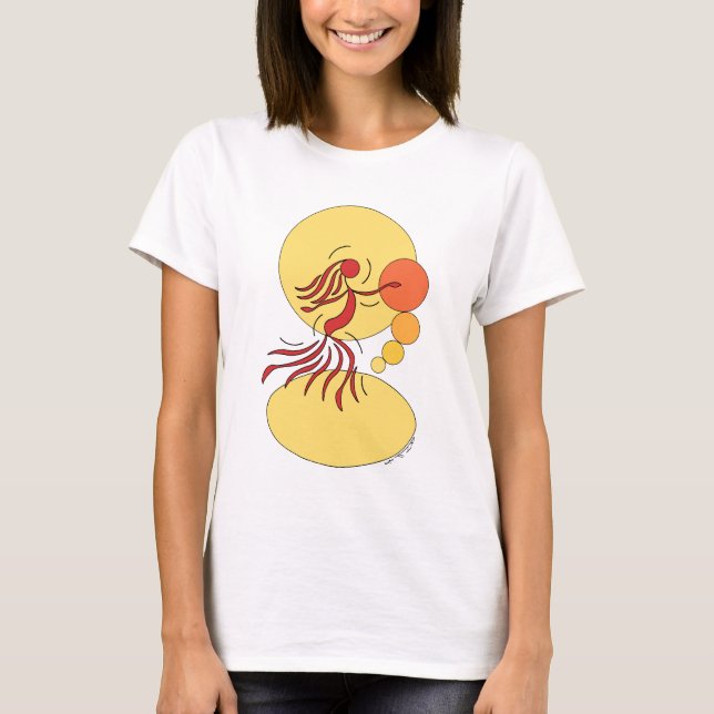 T-shirt Danseur Abstrait (Devant)