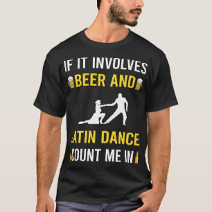 T-shirt Danseur De Bière Et Danse Latine