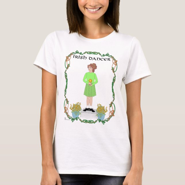 T-shirt Danseur de step irlandais à la Feis (Devant)