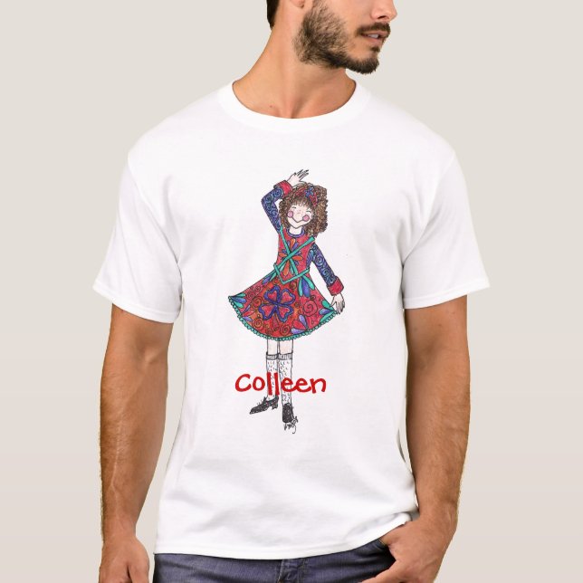 T-shirt Danseur d'Irlandaise de Colleen (Devant)