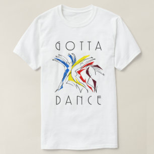 T-shirt Danseurs abstraits dansant - Œuvre d'art pour amat