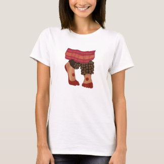 T-shirt Danseurs Bharatanatyam Pieds Design personnalisé