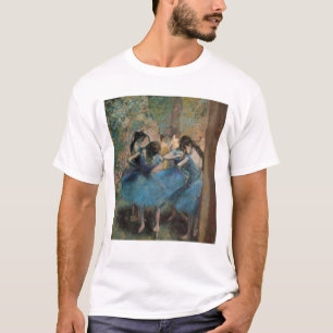 T-shirt Danseurs d'Edgar Degas   dans le bleu, 1890