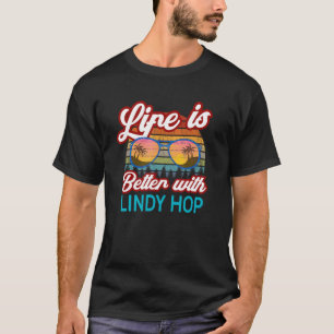 T-shirt Danseurs Lindy Hop Avec Lindy Hop