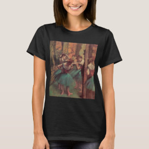 T-shirt Danseurs, rose et vert par Edgar Degas